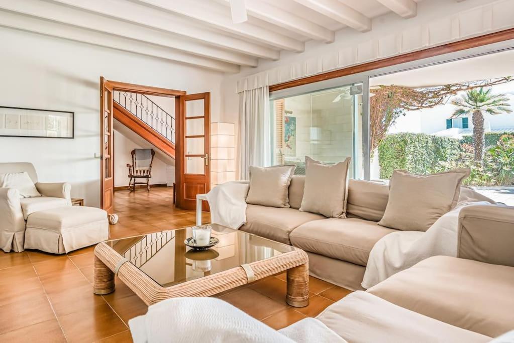 La Calma Espectacular Villa Con Jardin Y Piscina En Menorca 살가르 외부 사진