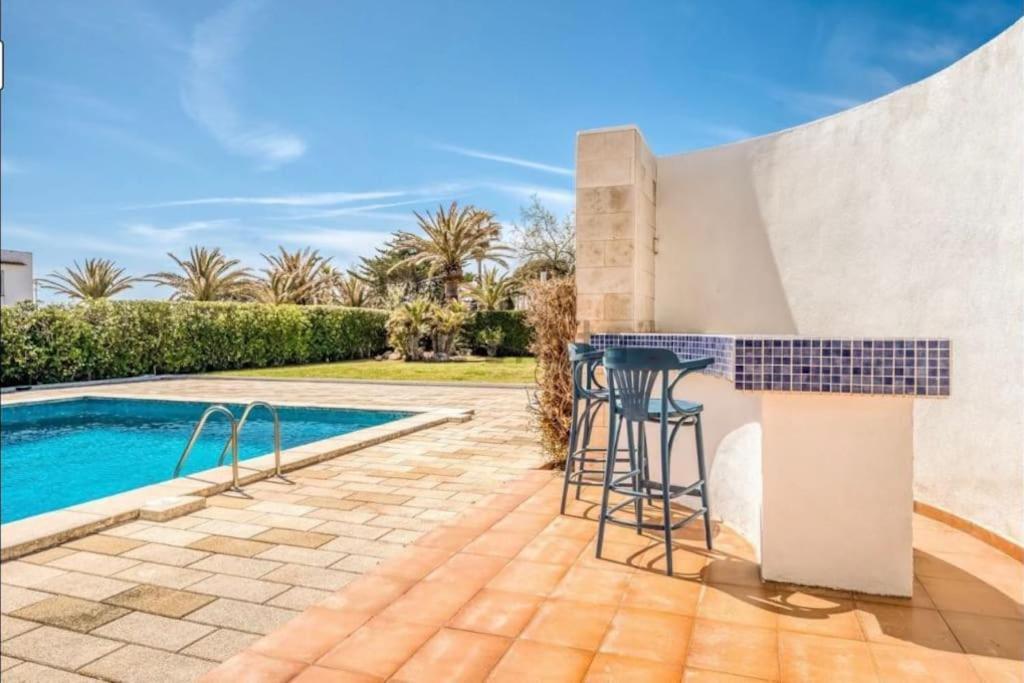 La Calma Espectacular Villa Con Jardin Y Piscina En Menorca 살가르 외부 사진
