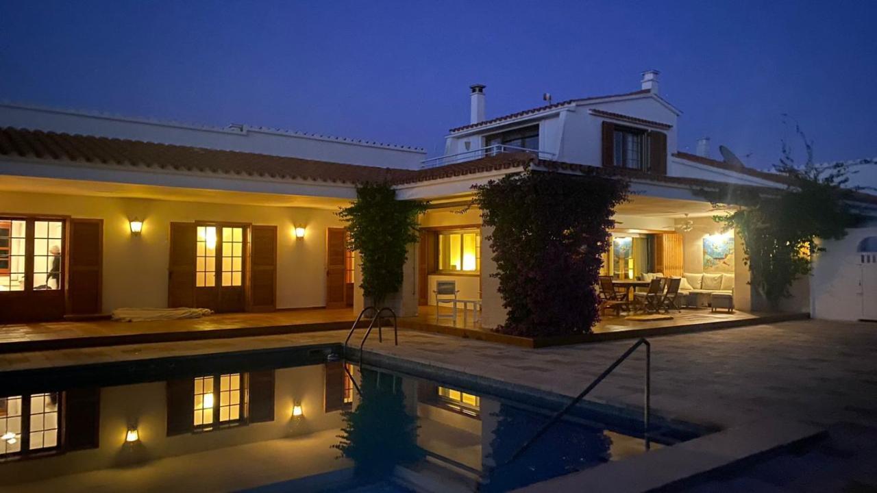 La Calma Espectacular Villa Con Jardin Y Piscina En Menorca 살가르 외부 사진