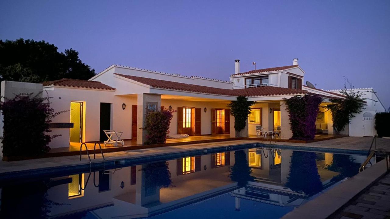 La Calma Espectacular Villa Con Jardin Y Piscina En Menorca 살가르 외부 사진